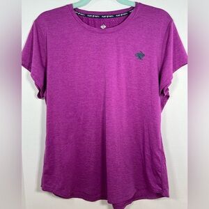 Fleet Feet Rabbit On-the-Go Tee, Violet, Women’s Med